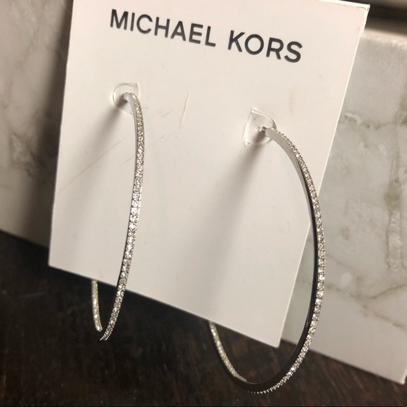 NWT Brilliance Statement Hoop Earrings - Picture 1 of 6